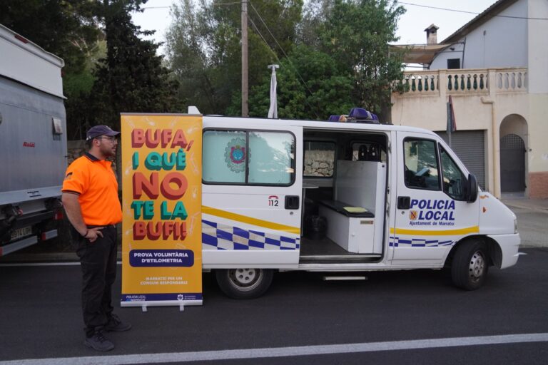 El 33% de los conductores que se sometieron a etilometrías voluntarias durante las fiestas de Sant Marçal dieron positivo