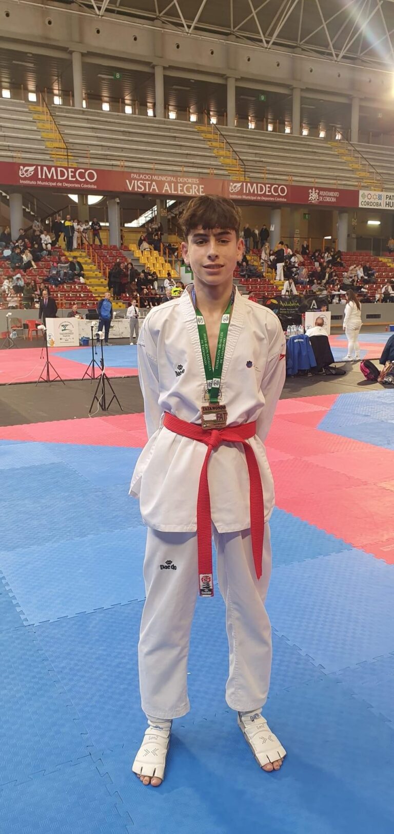 Xavier Ginard Clemente del Club Esportiu Taekwondo Marratxí, bronse en Andalusia