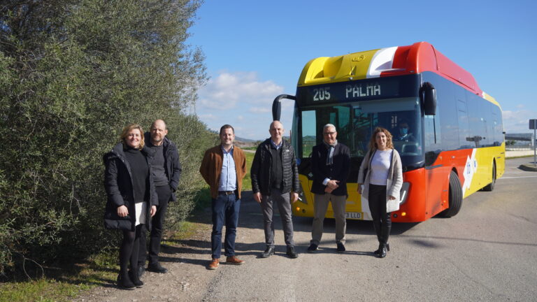 Marratxí mejora las conexiones con transporte público con Palma gracias a los nuevos horarios de las líneas 205 i 303