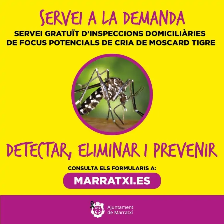 Empieza la campaña de detección de focos de mosquito tigre a domicilio