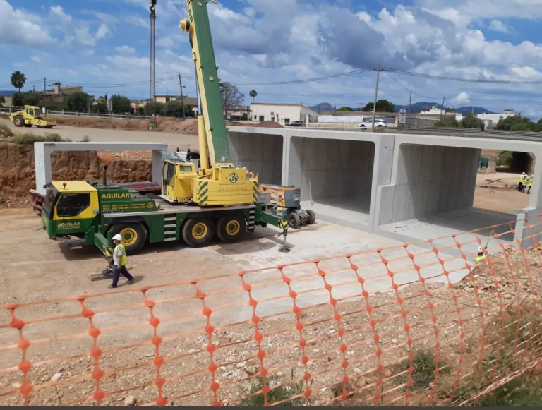 Comienzan las obras para levantar el puente que conectará las barriadas de Palma y Marratxí separadas por el Torrent Gros