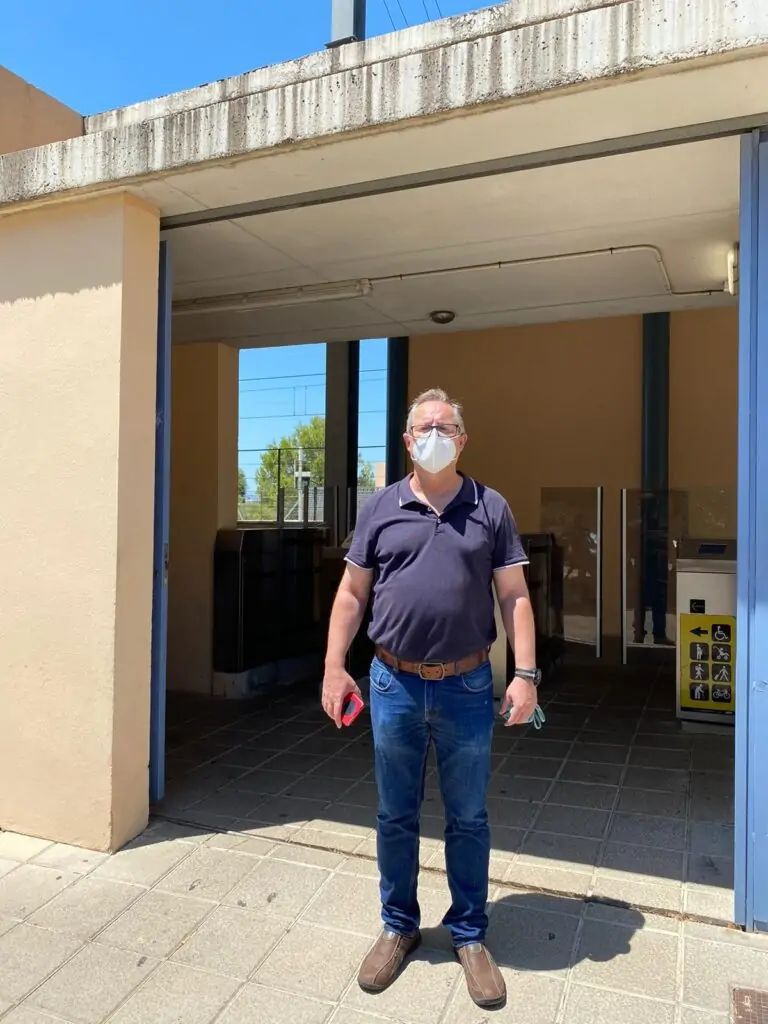 Un vigilant de seguretat, agredit en l’Estació del Tren de Marratxí després de demanar a una jove que es posés la mascareta