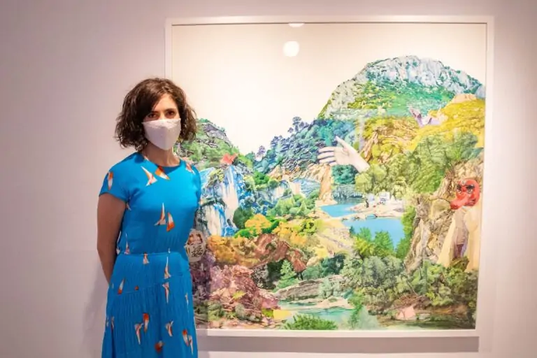 L’artista cordovesa Lou Campos, guanyadora del XXXIII Certamen de Pintura de Sant Marçal, dotat amb 6.000 euros