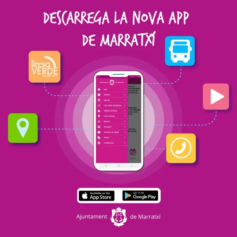 El Ayuntamiento de Marratxí actualiza la app municipal para integrar diferentes servicios a la ciudadanía