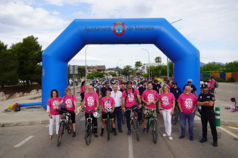 800 alumnos participan en la V Diada Ciclista de Marratxí en favor de una movilidad segura y sostenible