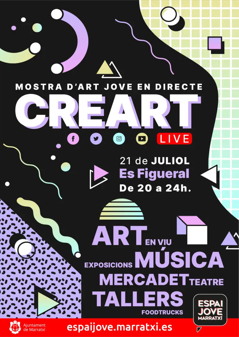 Marratxí presenta Creart Live, la mostra d’art jove en directe per a promocionar artistes del municipi