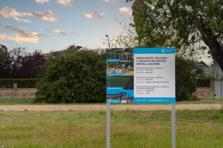 Marratxí impulsa nuevas instalaciones deportivas y renueva íntegramente los parques infantiles en Sa Planera, Son Daviu y Es Garrovers